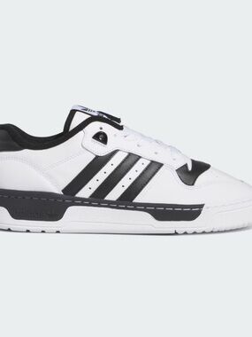 Adidas Rivalry Low Classic Sneakers Shoes White Black Custom Men’s Size 18